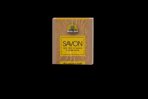 SAVON ALOE VERA & SPIRULINE A l’argile jaune